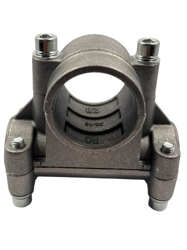 [A1.6.l2] Abrazadera de soporte para tubo de motoguadaña recta compatible con Dragon, Craftop (28mm)