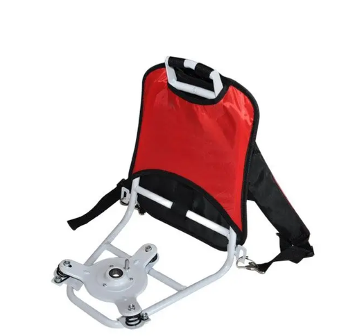 [A1.8.a3] Estructura y mochila de motoguadaña mochilera color blanco
