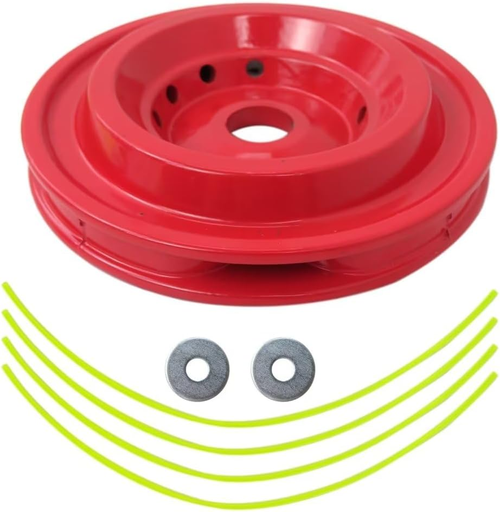 [A1.7.i9] Autocut disco de color rojo de 4 líneas de 2.4 mm a 3.0mm