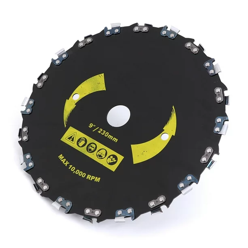 [A1.7.j4] Cuchilla circular con dientes de cadena de motosierra con acero al carbono