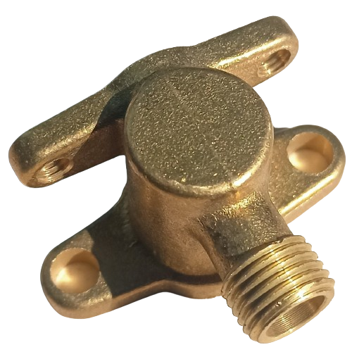 [A3.7.m5] Pieza de bronce izquierda de descarga de bomba de motofumigadora compatible con TU26