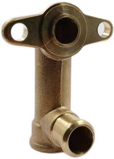 [A3.7.m6] Pieza de bronce derecha de succion de bomba de motofumigadora compatible con TU26