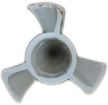 [A1.6.k4] Buzo de Nylon separador de eje recto y tubo  para motoguadaña compatible con FS450