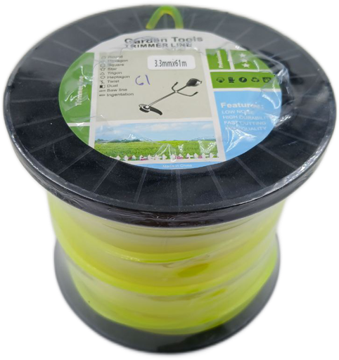 [A1.7.l2] Rollo 61m de línea de Nylon de corte de sección Triangular