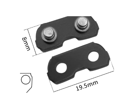 [A2.7.k2] Candado de cadena .404" para motosierra compatible con Husqvarna 288 390 395