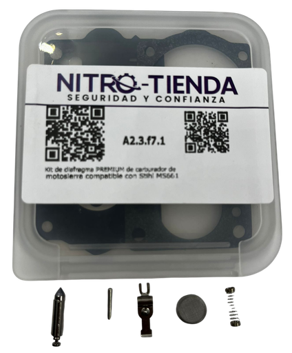[A2.3.f7.1] Kit de diafragma PREMIUM de carburador de motosierra compatible con Stihl MS661