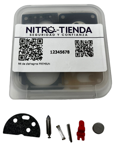 [A2.3.f5.1] Kit de diafragma PREMIUM de carburador de motosierra compatible con Stihl MS381/382