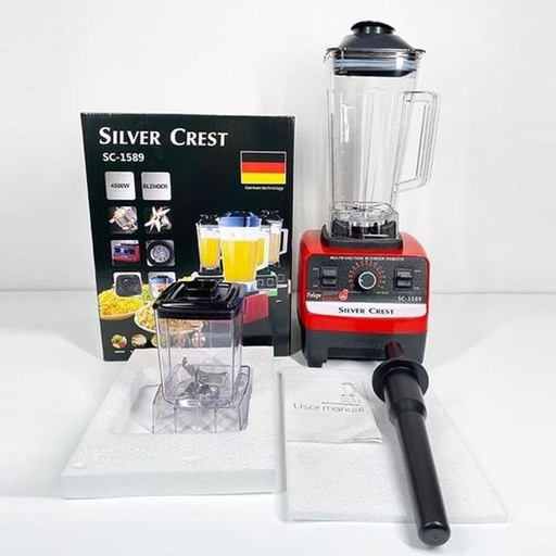 [F1.1.a1.R] Licuadora semi-industrial de 1500 watts vaso de plástico 2lts